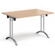 Deco Curved Folding Leg Meeting Room Table 